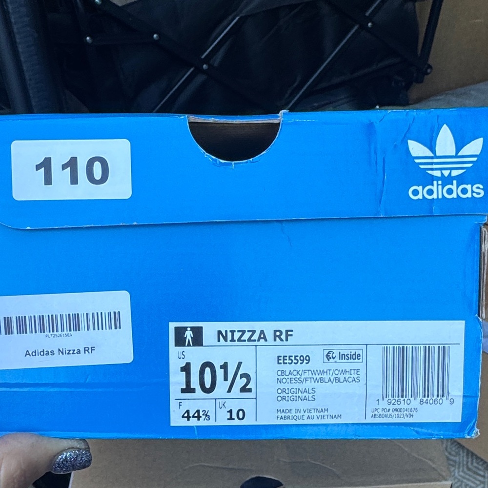 Adidas Black and White Sneakers